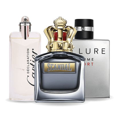SADA 3 PARFUMOV: ALLURE HOMME SPORTS, JEAN PAUL GAULTIER SCANDAL, CARTIER DECLARATION 100ML