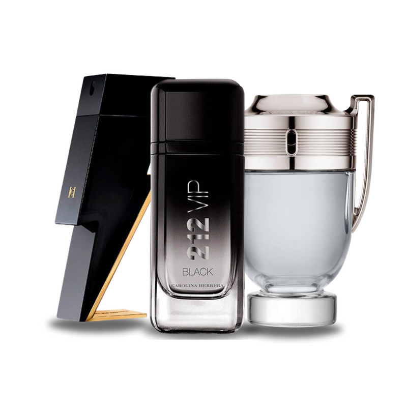 SADA 3 PARFUMOV: BAD BOY, 212 VIP BLACK, PACO RABANNE INVICTUS 100ML